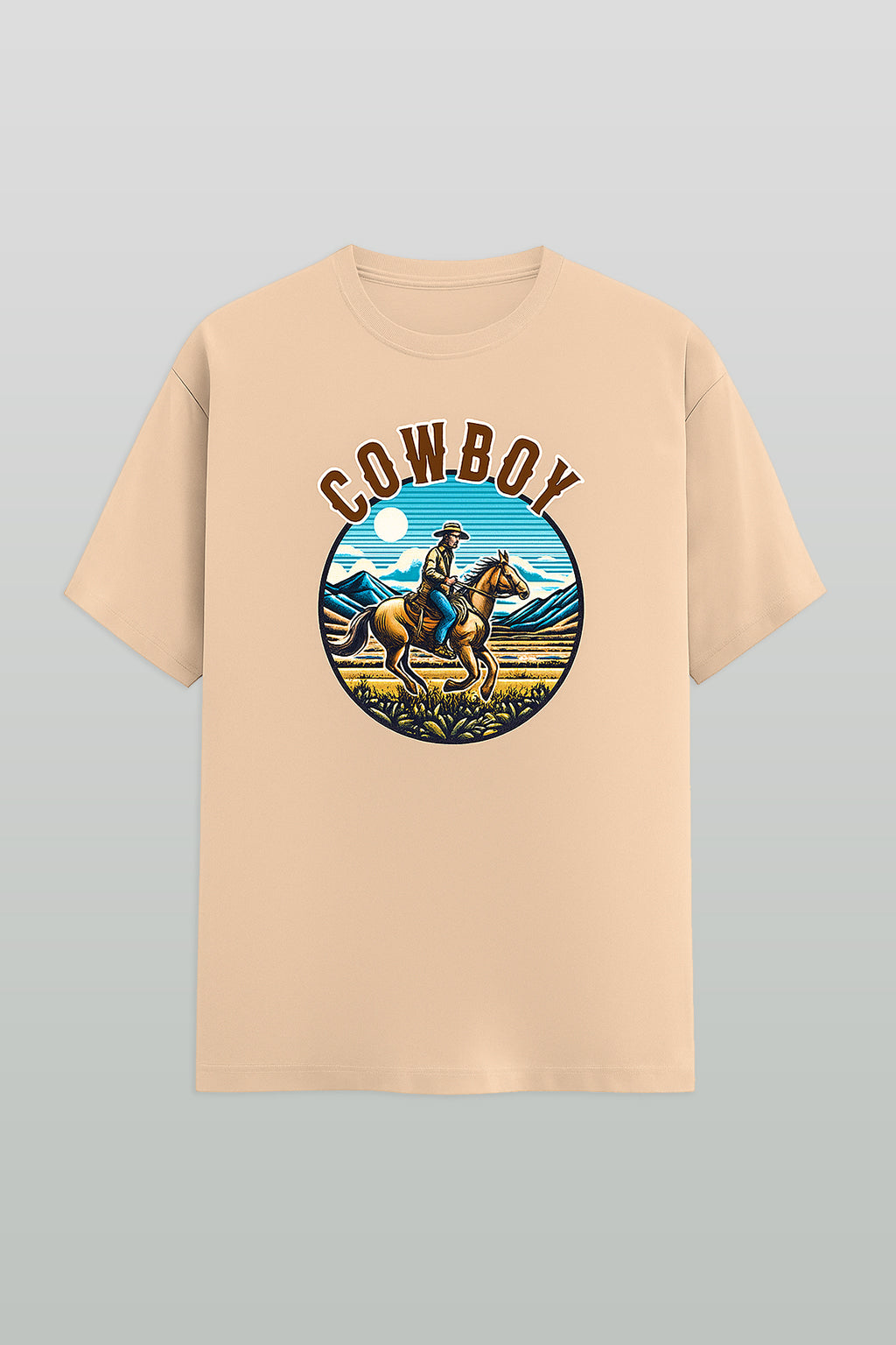 Cowboy | Men Classic Crew T-Shirt