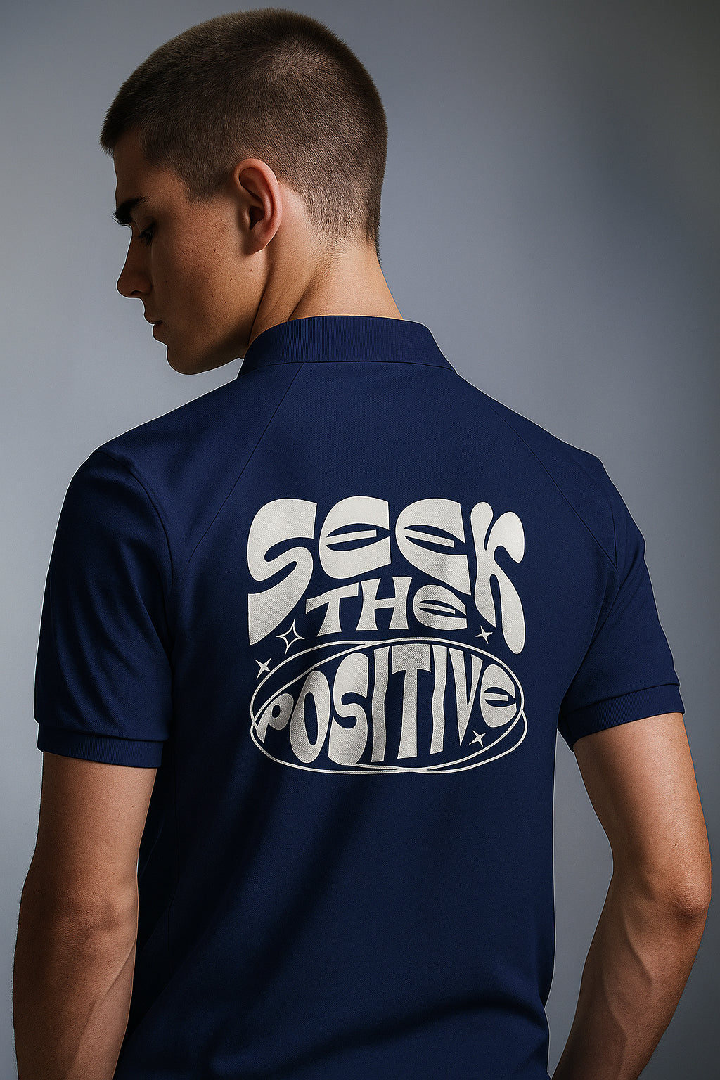 Seek The Positive Men's Polo T-Shirt